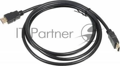 Кабель аудио-видео Behpex HDMI (m)/HDMI (m) 2м. позолоченные контакты черный