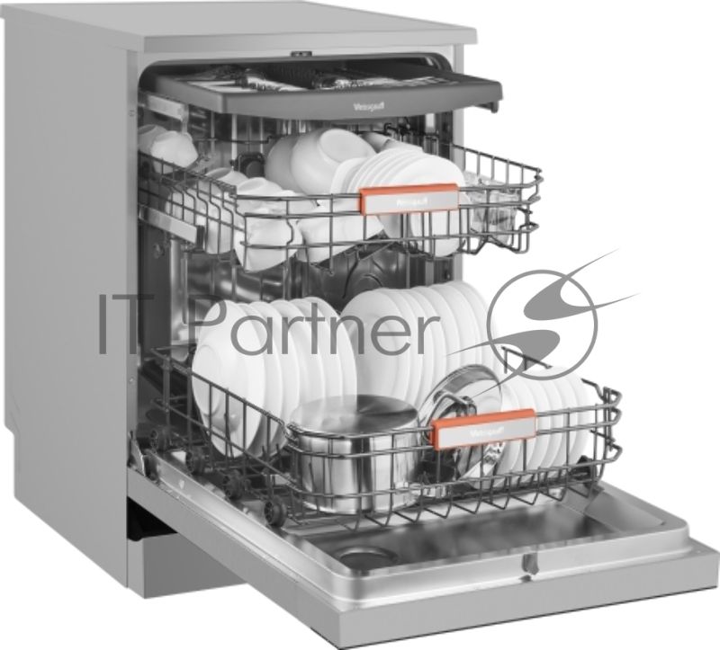 Посудомоечная машина Weissgauff DW 998 Touch Inverter Dual Fan Dry, нержавеющая сталь, 60 см, 15 компл., 47 дБ, класс A+++