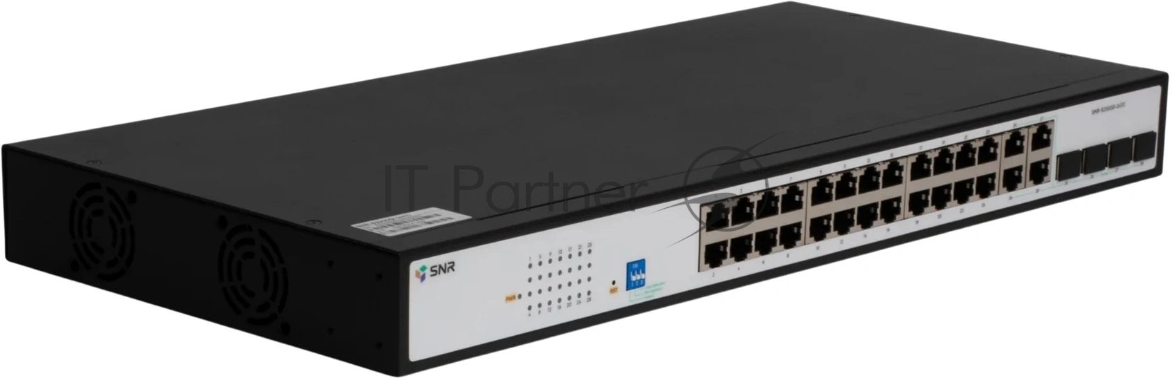 Коммутатор SNR SNR-S2300G-24TC, 24×1 Гбит/с + 4×1 Гбит/с Combo, управляемый