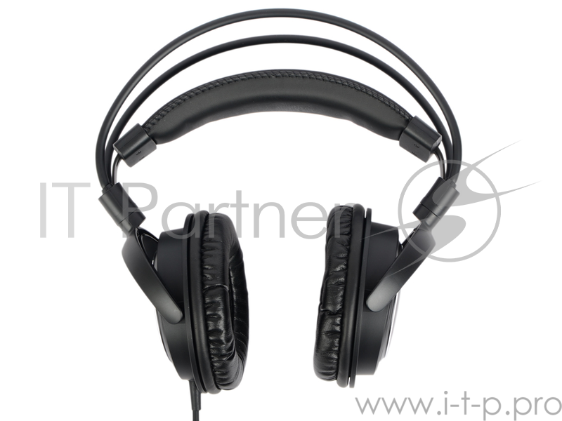 Наушники AUDIO-TECHNICA ATH-AVC500, дуговое крепление, част. диапазон: 10-25000Гц, макс. входн. мощность 1800мВт, чувствит. 106дБ/мВт, сопростивление 40Ом, диаметр мембраны 53мм, шнур 3м, штекер 3,5мм, в комплекте адаптер на 6,3мм