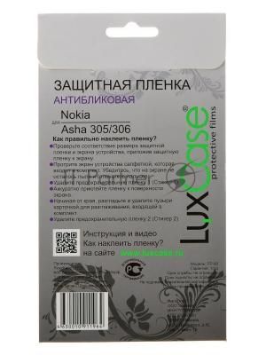 Защитная пленка LuxCase для Nokia Asha 305/306 (Антибликовая), 85х47 мм