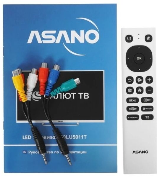 Телевизор Asano 50" 50LU5011T белый DLED 4K UHD 60Hz Салют ТВ