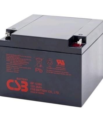 Батарея для ИБП CSB GP-12260 (12V, 26Ah) для UPS клеммы F2