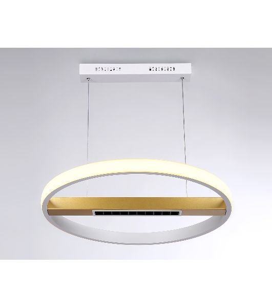 Светильник Ambrella light FL51488 WH/GD белый/золото 62W 3000K-6400K D600*1000 (ПДУ ИК)