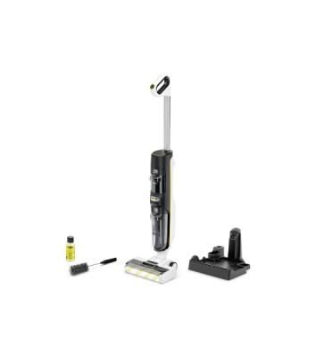 Пылесос вертикальный моющий Karcher FCV 4 белый/черный, питание от аккумулятора, 180 Вт, уборка влажная/сухая, пылесборник 0.45 л