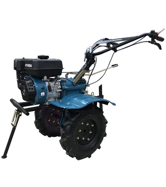 Мотоблок с комплектом колес Hyundai T1300 (HYUNDAI IC210 4-х такт, 7,0 л.с, ширина 90 см, глубина 30 см, 93 кг, 2 вперед, 1 назад)