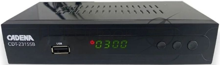 Приставка для цифрового ТВ Cadena CDT-2315SB черный, DVB-T2, DVB-T, HDMI, USB 2.0