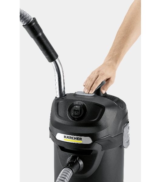 Пылесос Karcher AD 4 PREMIUM желтый/черный, 150/600 Вт, уборка сухая, пылесборник контейнер 17 л