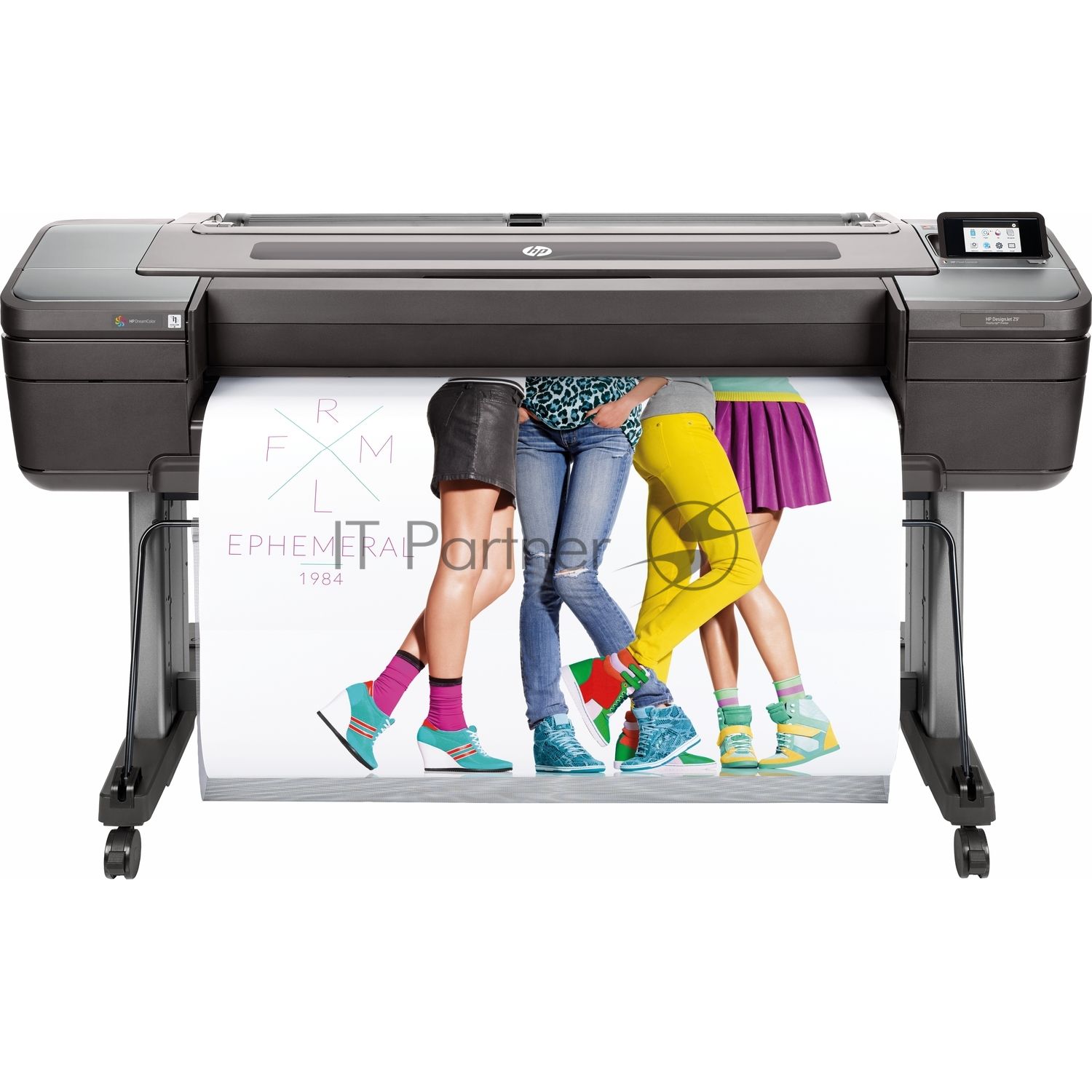 Плоттер HP DesignJet Z9+ PS Printer (44",9 colors, pigment ink, 2400x1200dpi,128 Gb(virtual),500 Gb HDD, GigEth/host USB type-A,stand,single sheet and roll feed,autocutter, PS, 1y warr)