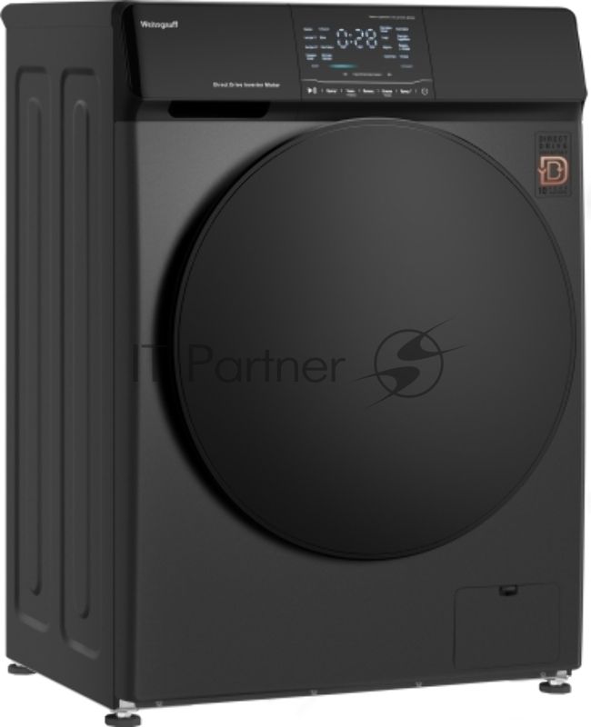 Стиральная машина Weissgauff WM 4927 Direct Drive Inverter Premium Deep Grey серая, загрузка фронтальная 7кг, 1200 об/мин., класс: A+++