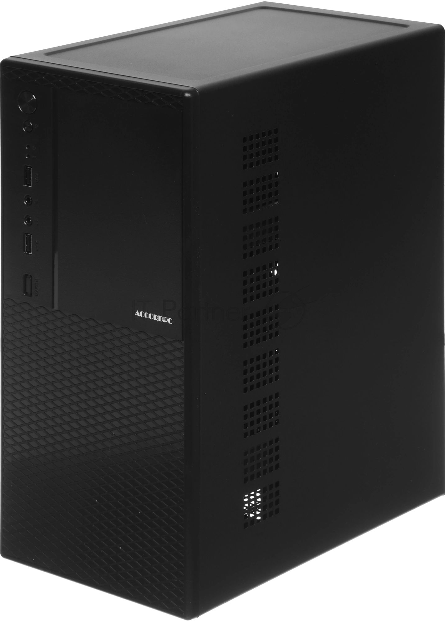 Корпус ACCORD ACC-1605B, Mini-Tower, чёрный