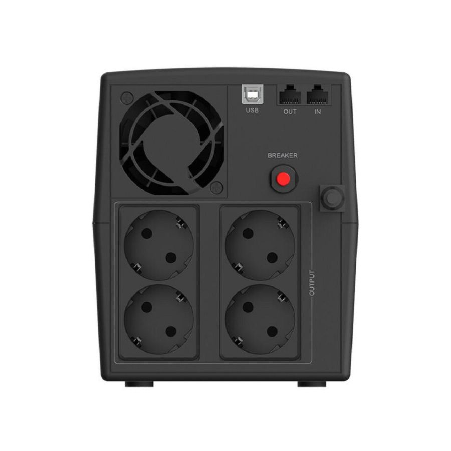 Источник бесперебойного питания CBR QUANTUM QTM-1050C / 1050 ВА / 600 Вт, 4 x IEC 320 C13