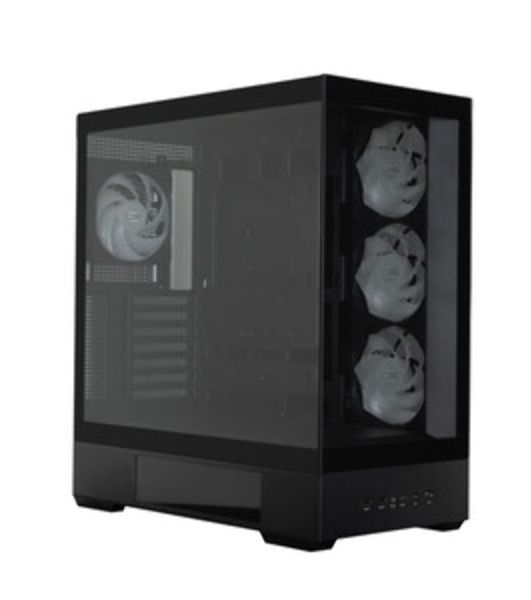 Компьютерный корпус ZALMAN P40 DS, ATX, черный, WINDOW, 9.1-inch LCD screen, 2xCombo(2.5” or 3.5”), 1x2.5”, 1xUSB TYPE-C, 2xUSB 3.0, SIDE 3x120мм ARGb, REAR 1x120мм ARGb