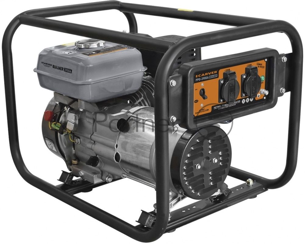 Электрогенератор бензиновый Carver PPG-3900A Builder, 3 кВт, 67 дБ, 42 кг