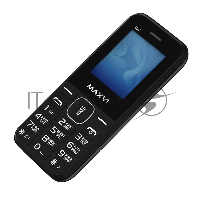 Мобильный телефон Maxvi C27 черный