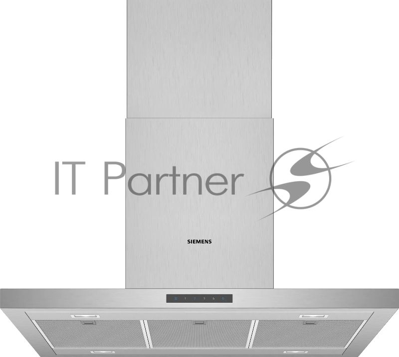 Вытяжка каминная Siemens iQ300 LC94PCC50M нержавеющая сталь, 90 см, 380 куб. м/ч, 68 дБ