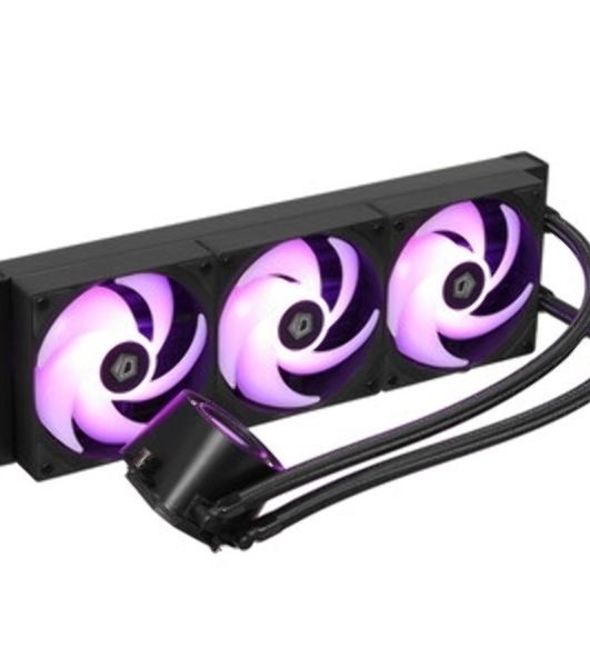 Система жидкостного охлаждения ID-Cooling FX360 LCD PE (Soc 1851/1700/1200/115X/AM5/AM4, 3x120мм fan, 2450rpm, 34.3 дБ, 350W, PWM 4-pin, Al+Cu) (FX360 LCD PE)