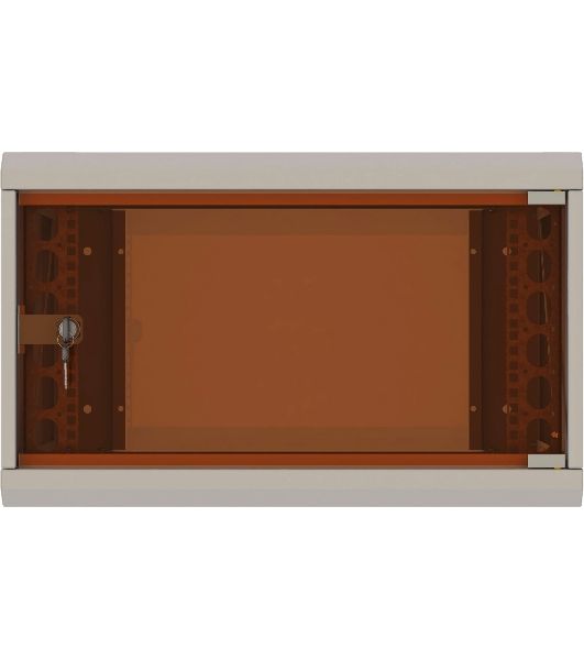 Шкаф коммутационный Suprlan (05-1060) настенный 6U 600x350 мм пер. дв. стекл направл. под закл. гайки 70 кг RAL 7035 285 мм 13.3 кг 360 мм