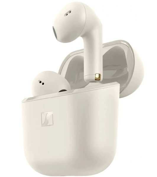 Наушники TWS Sennheiser Accentum Open бежевый, вкладыши, Bluetooth, быстрая зарядка, до 6 ч