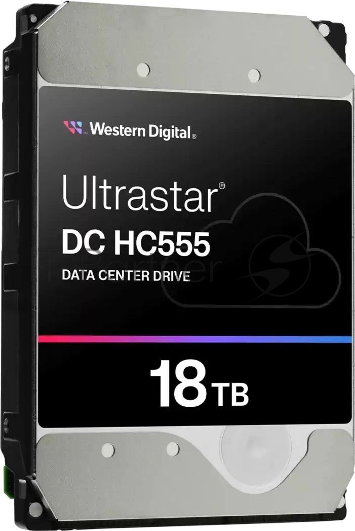 Жесткий диск SATA 18TB 7200RPM 6Gb/S 512MB DC HC555 WUH722018CLE6L4_0B48723 WESTERN DIGITAL