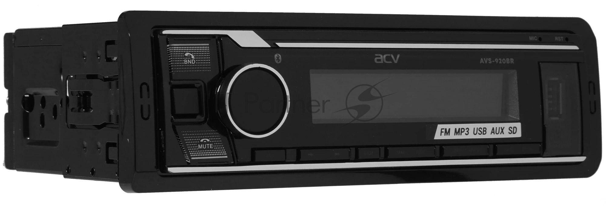 Автомагнитола ACV AVS-920BR, 1 DIN, Bluetooth, USB Type-A, AUX