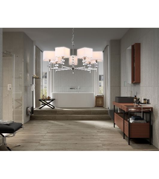 Люстра Ambrella light LH71323/7 SN/WH никель/белый E14/7 max 40W D860*850
