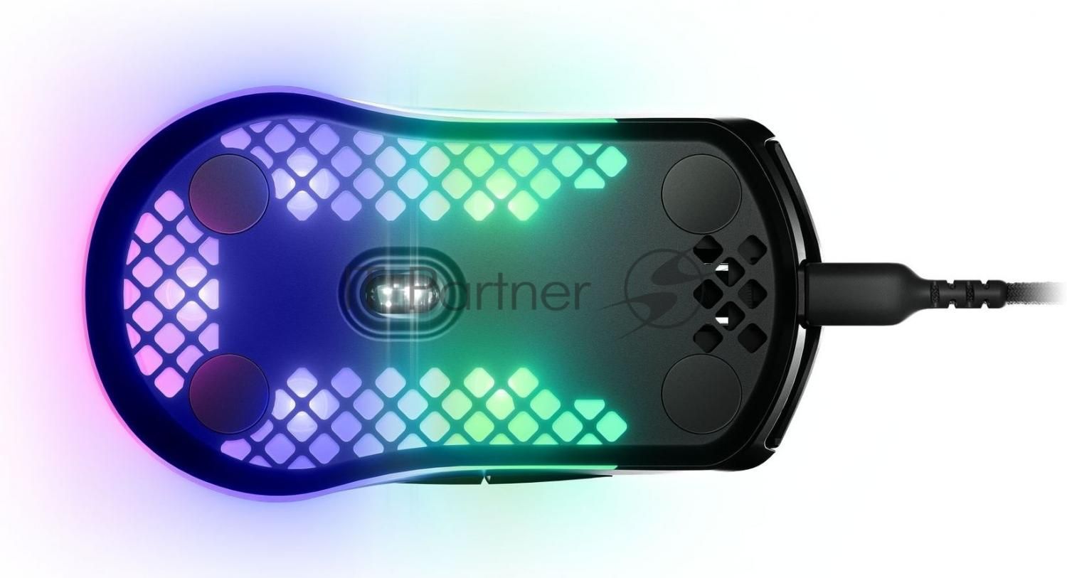 Мышь проводная игровая SteelSeries Aerox 3 черный (62599)