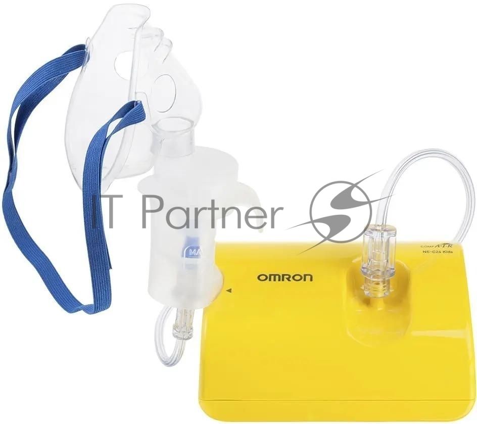 Ингалятор OMRON NE-C24 Kids компрессорный, детский, желтый