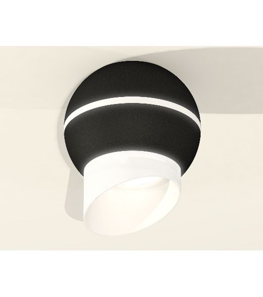 Светильник Ambrella Light XS1102043 SBK/FR черный песок/белый матовый MR16 GU5.3 LED 3W 4200K (C1102, N7175)