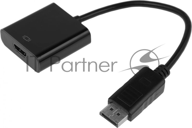 Кабель-переходник аудио-видео Premier H105 DisplayPort (m)/HDMI (f) 0.15м. черный (A3378)