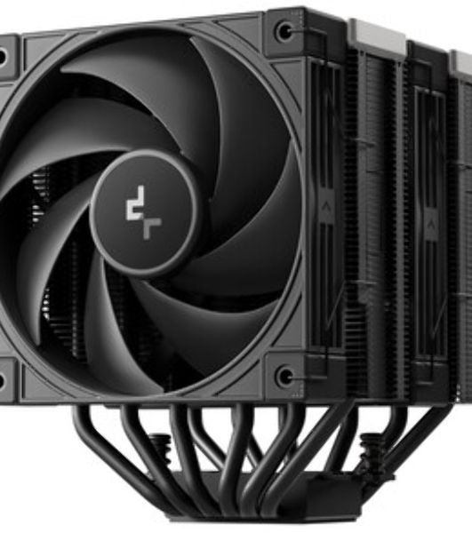 Кулер для процессора DEEPCOOL AK620 G2 LGA1851/1700/1200/115X/AM5/AM4 (8шт/кор, TDP 260W, PWM, DUAL Fan 120мм, 6 тепл. трубок, Copper Base, Wood-grain top cover, черный) RET (R-AK620G2-BKNNMN-GJD)