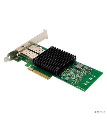 Сетевая карта ORIENT XWT-MCX3PE8 2SFP+, PCI-Ex8 v3.0 2xSFP+ 10Gbps Server NIC, Mellanox ConnectX-3 chipset, 10/1 Гбит/с, 2 планки крепления в комплекте (33296)