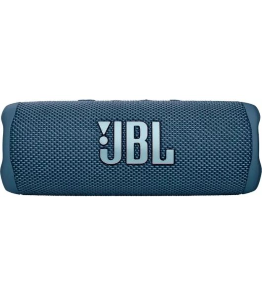 Портативная акустика JBL Flip 6 синий, Bluetooth 5.1, время воспроизведения 12 ч, емкость аккумулятора 4800 mAh, время заряда 2,5 ч, синий