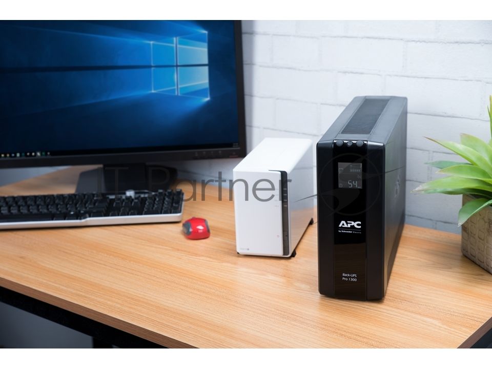 Источник бесперебойного питания APC Back-UPS Pro BR BR1300MI / 1300 ВА / 780 Вт / 8 x IEC 320 C13 (компьютерная)