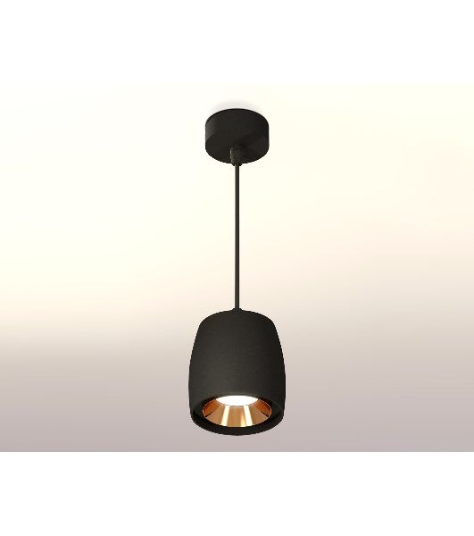 Светильник Ambrella Light XP1142001 SBK/PYG черный песок/золото желтое полированное MR16 GU5.3 (A2311, C1142, N7034)