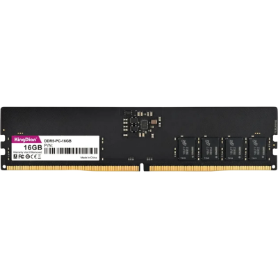 Оперативная память KingDian, DDR5, 16GB (1x16GB), 5600 MHz, CL46, без радиатора