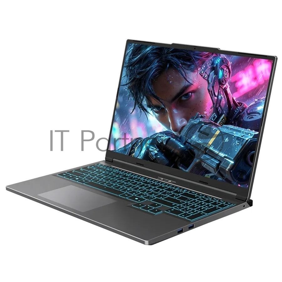 Ноутбук Maibenben X16C-i73756/16"/IPS/Intel Core i7-13700HX/16Gb/512Gb SSD/NVidia RTX5060 8Gb/Linux/серый/2.28kg