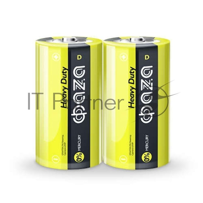 Элемент питания солевой R20 Heavy Duty Shrink-2 (уп.2шт) ФАZА 4895205002357, 1.5 В