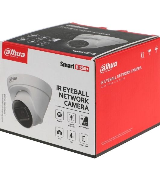 Камера видеонаблюдения IP Dahua DH-IPC-HDW1431T1P-0280B-S6 2.8-2.8мм цв. корп.:белый