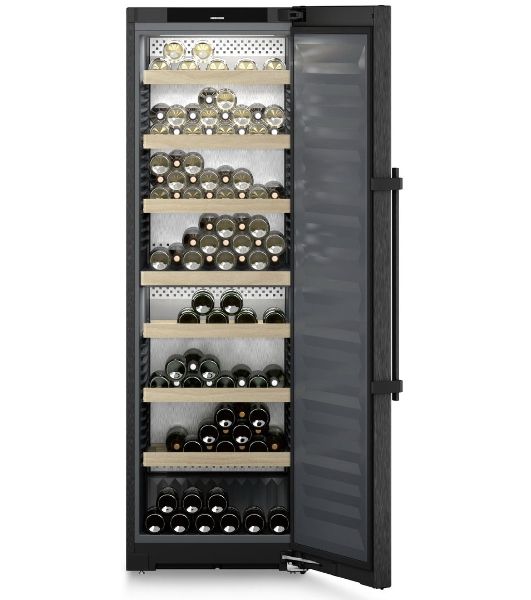 Винный шкаф Liebherr WSbsi 5252-21 001 черный, 413 л, 2 отсека, 155 бут., класс A+