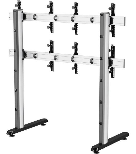 Стойка для телевизора Cactus CS-FS-TV4-PRO черный, 45-55" макс. 50 кг, напольный мобильный