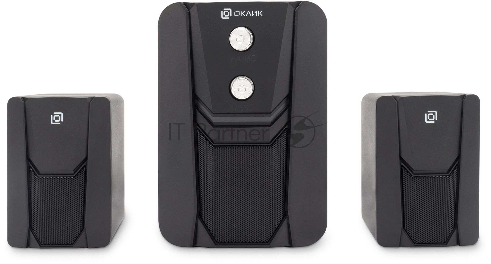 Акустическая система Оклик OK-423 2.1 черный 11Вт
