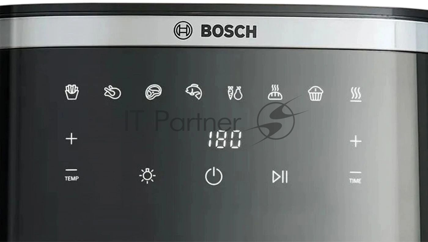 Аэрогриль Bosch MAF462B1 черный, 2050 Вт, 6.1 л, сенсор, 7 программ