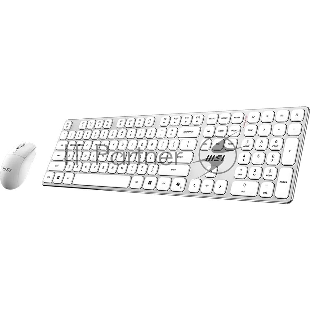 Комплект клавиатура и мышь MSI FORGE K210 W COMBO WHITE RU