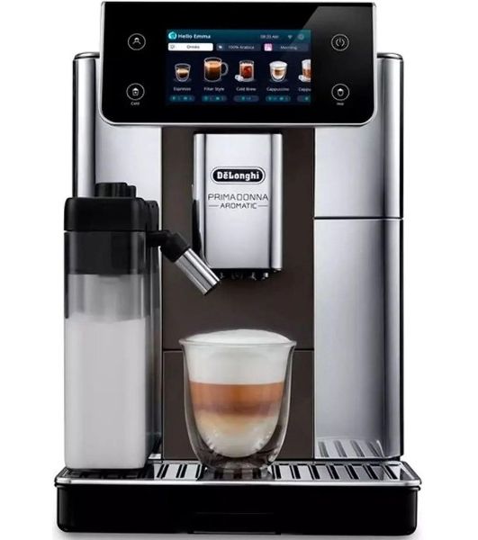 Кофемашина Delonghi Primadonna Aromatic ECAM630.75.TSM 1450Вт серебристый/черный