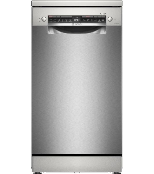 Посудомоечная машина Bosch SPS4HMI64Q серебряный, 45 см, 10 комплектов, сушка теплообменник, 46 дБ, класс А++