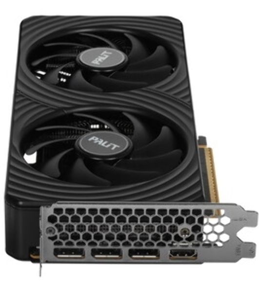 Видеокарта Palit GeForce RTX 5050 DUAL OC, NVIDIA RTX 5050, 8 ГБ GDDR6, 128 бит, PCI-e 5.0, 1xHDMI, 3xDP, 2647 МГц
