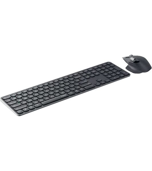 Комплект клавиатура+мышь Rapoo 9560M беспроводной, USB, 1600 DPI, чёрный