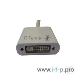 Переходник Espada Видеоадаптер Mini Display Port M to DVI F 20 cm, (EMiniM-DVIF 20)