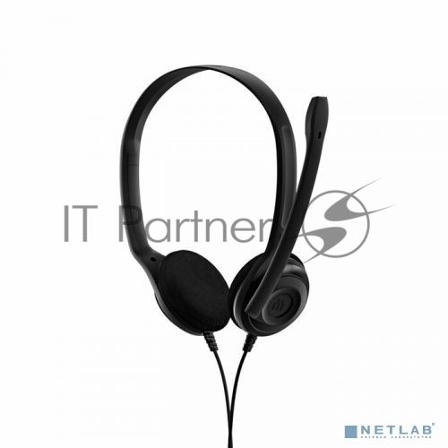 Гарнитура EPOS PC 8 чёрный, проводная, USB, подвижный микрофон, выключение микрофона